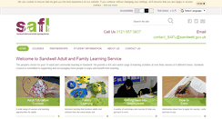 Desktop Screenshot of learnsafl.ac.uk